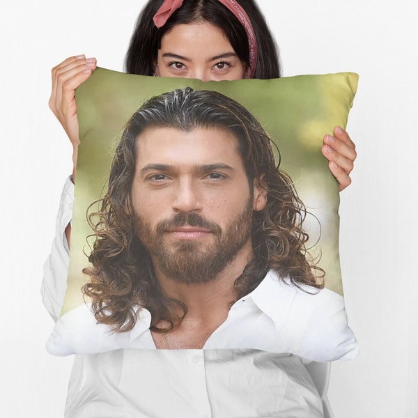 c Square Pillow Spun Polyester Square Pillow, Celebrity Throw Pillow, Christmas Birthday Decoration, Memorabilia Gift