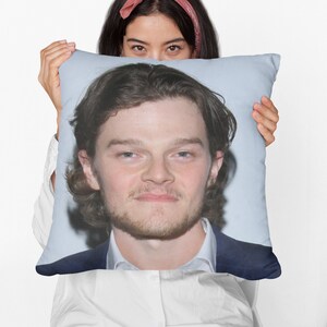 Robert Aramayo Square Pillow Spun Polyester Square Pillow, Office Decor, Decorative Pillow, Home Decor, Room & Dorm Decor, Square Pillow