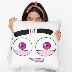Big Mouth Baby  Pillow, Personalized Pillow Gift, Throw Photo Pillow, Pillow Gift for Kids and Babies