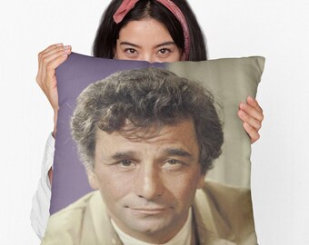 Peter Falk vierkant kussen gesponnen polyester vierkant kussen, kantoorinrichting, decoratief kussen, woondecoratie, kamer- en slaapzaalinrichting, vierkant kussen