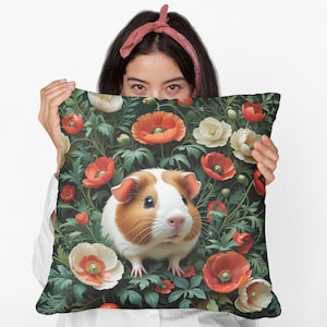 Cute Axolotl Throw Pillow | Adorable Axolotl Cushion Cover | Kawaii Amphibian Decor | Fun Animal Pillow for Kids Room or Gift Idea
