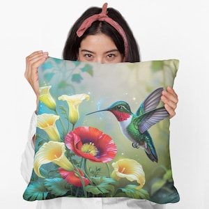 Cute Axolotl Throw Pillow | Adorable Axolotl Cushion Cover | Kawaii Amphibian Decor | Fun Animal Pillow for Kids Room or Gift Idea