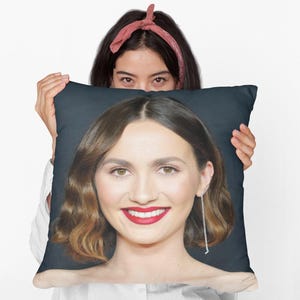Maude Apatow Square Pillow Spun Polyester Square Pillow, Home Decor Throw Pillow Gift, Party Decor Pillow, Custom Throw Pillow Gift