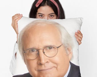Chevy Chase Square Pillow Spun Polyester Square Pillow, Custom Throw Pillow Gift, Best Home & Office Decor, Funny Meme Dorm Decor