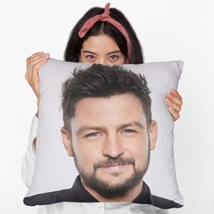 Tyler Hynes Square Pillow Spun Polyester Square Pillow, personalized throw pillow gift, Funny Meme Pillow Gift Idea, Modern Throw PIllow