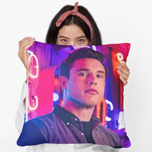 Ed Gamble Square Pillow Spun Polyester Square Pillow, Home Decor Throw Pillow Gift, Party Decor Pillow, Custom Throw Pillow Gift