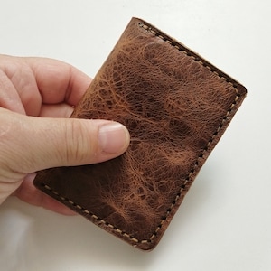handmade leather card holder pattern