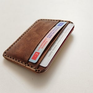 handmade leather card holder pattern