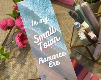 Small Town Romance | Contemporary Romance Bookmark | Double Sided Bookmark | BookStackUK | Bookish Merch | Printed Bookmark