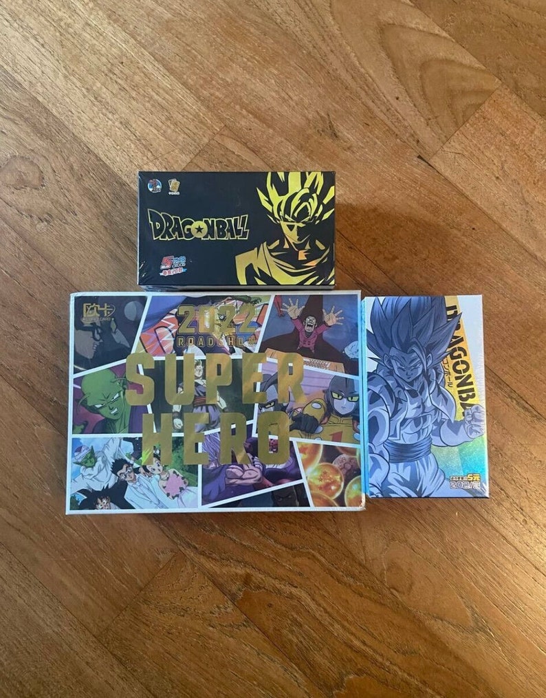 Lot X3 Dragon Ball Card Box 5Y Display Card Box Sealed Dragon Ball