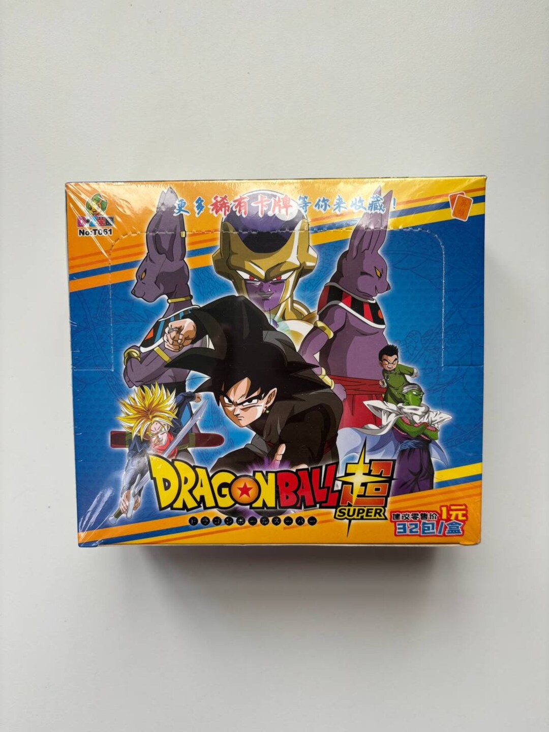 Dragon Ball Card Box 1Y Blue ENG Display Card Box Sealed Dragon Ball