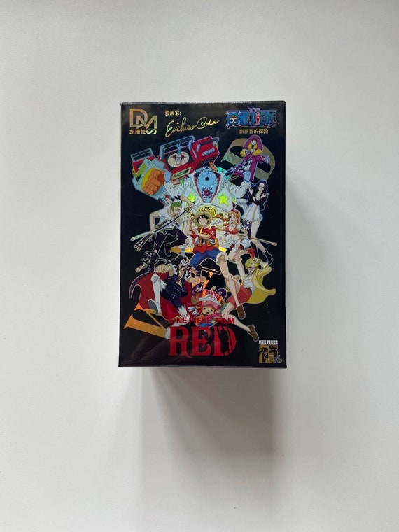 Box Carte One Piece Red Film TCG TCG Display Onepiece Trading Card Booster  Box 20 Packs 100 Cards 