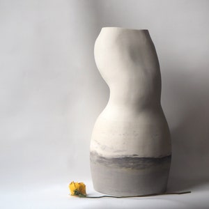 Modern sculptural Vase for dry compositions, unique vase, hand made vase, one of a kind vase