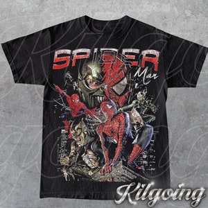 Limited Spiderman V2 Vintage 90s T-Shirt, Gift For Women and Man Unisex T-Shirt