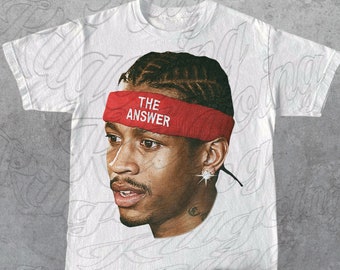 Limited Allen Iverson The Answer Vintage T-Shirt, Gift For Woman and Man Unisex T-Shirt