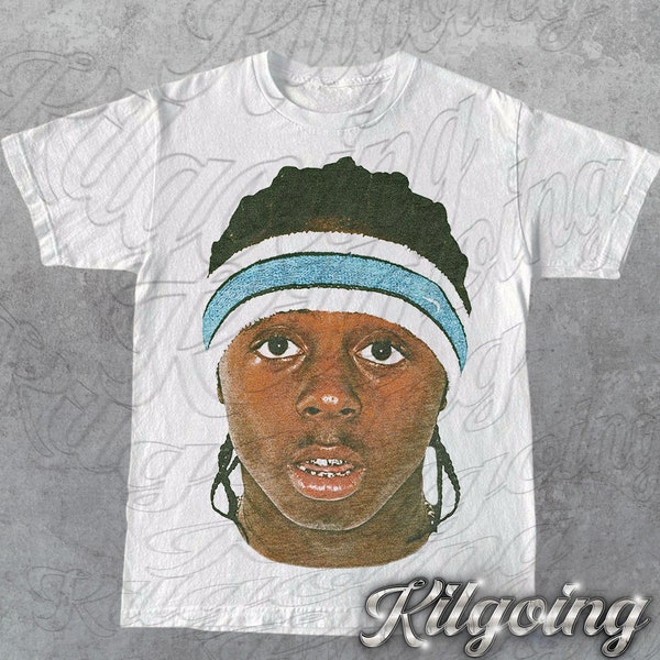 Camiseta unisex Camiseta limitada de Lil Wayne Big Face, camiseta de Lil Wayne, regalo para mujer y hombre
