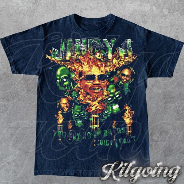 Limitiertes Juicy J Vintage 90er Jahre T-Shirt, Geschenk für Frau und Mann Unisex T-Shirt