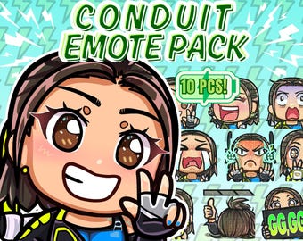 Conduit from Apex Legends Emote Pack - Twitch Emotes - Discord Stickers -  10 PCS