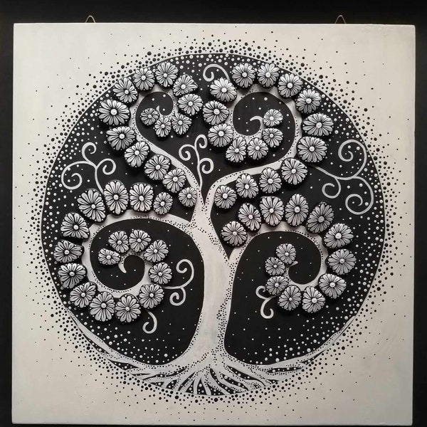 Only white, only black (tree of life)
