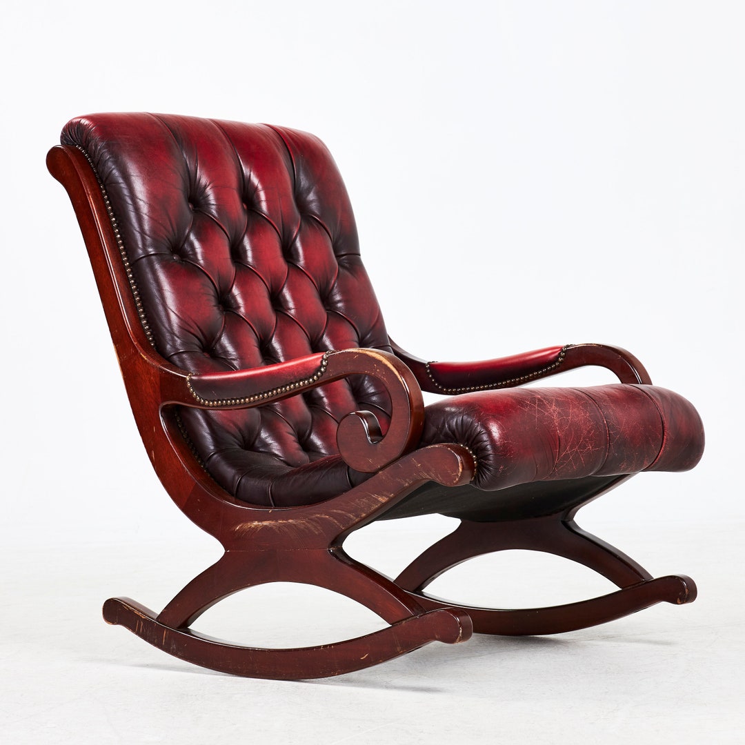 Chesterfield Rocking Chair Etsy UK