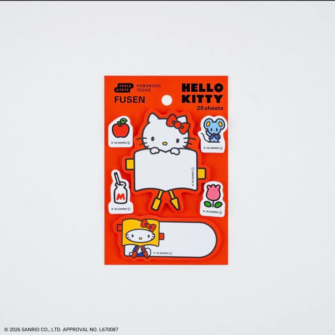 Japan 2027 Hobonichi X HELLO KITTY Weeks Notebook A6 A5 Cover