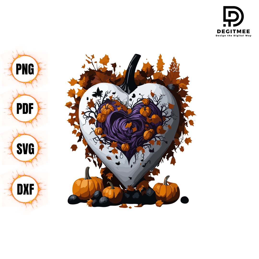 Love Halloween PNG Cute Love Halloween Sublimation Fall Png - Etsy