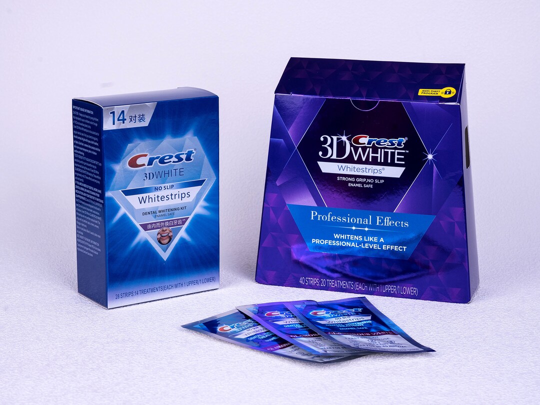 Crest 3D Professional Effects Whitestrips Luxeteeth Whitening Etsy