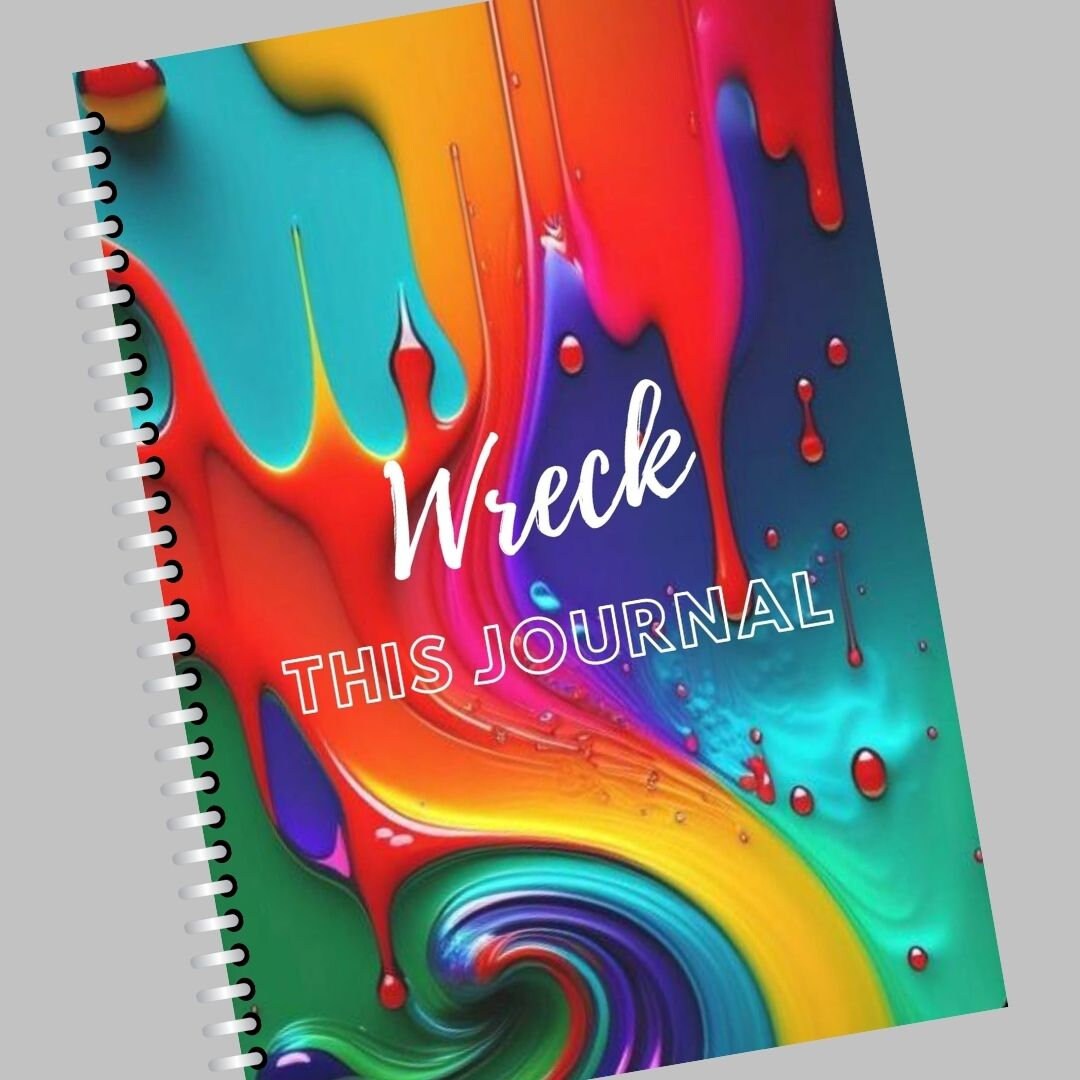 WRECK THIS JOURNAL - Printable Pdf Journal - Interactive Journal - Girls Gift - Teenager Gift - Etsy