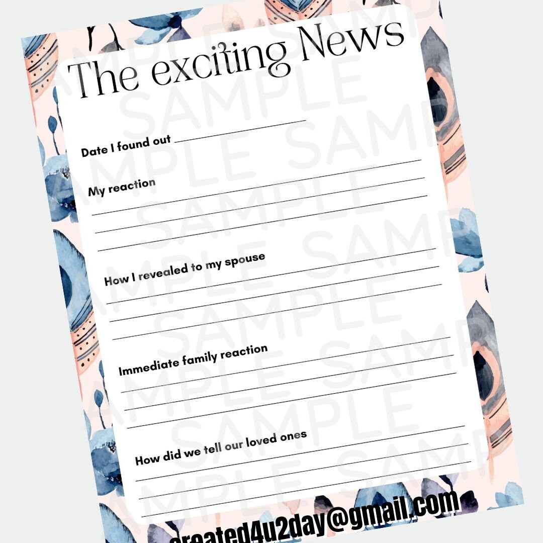 Printable PREGNANCY Journal Pregnancy Keepsakes , Pregnancy Photobook ...