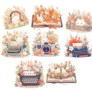 Happy times || cute digital stickers || Clipart