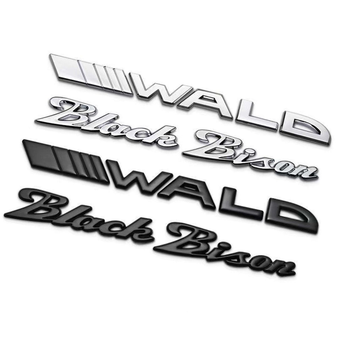 Personalized Metal Car Emblem for Modified Vehicles Wald Black Etsy