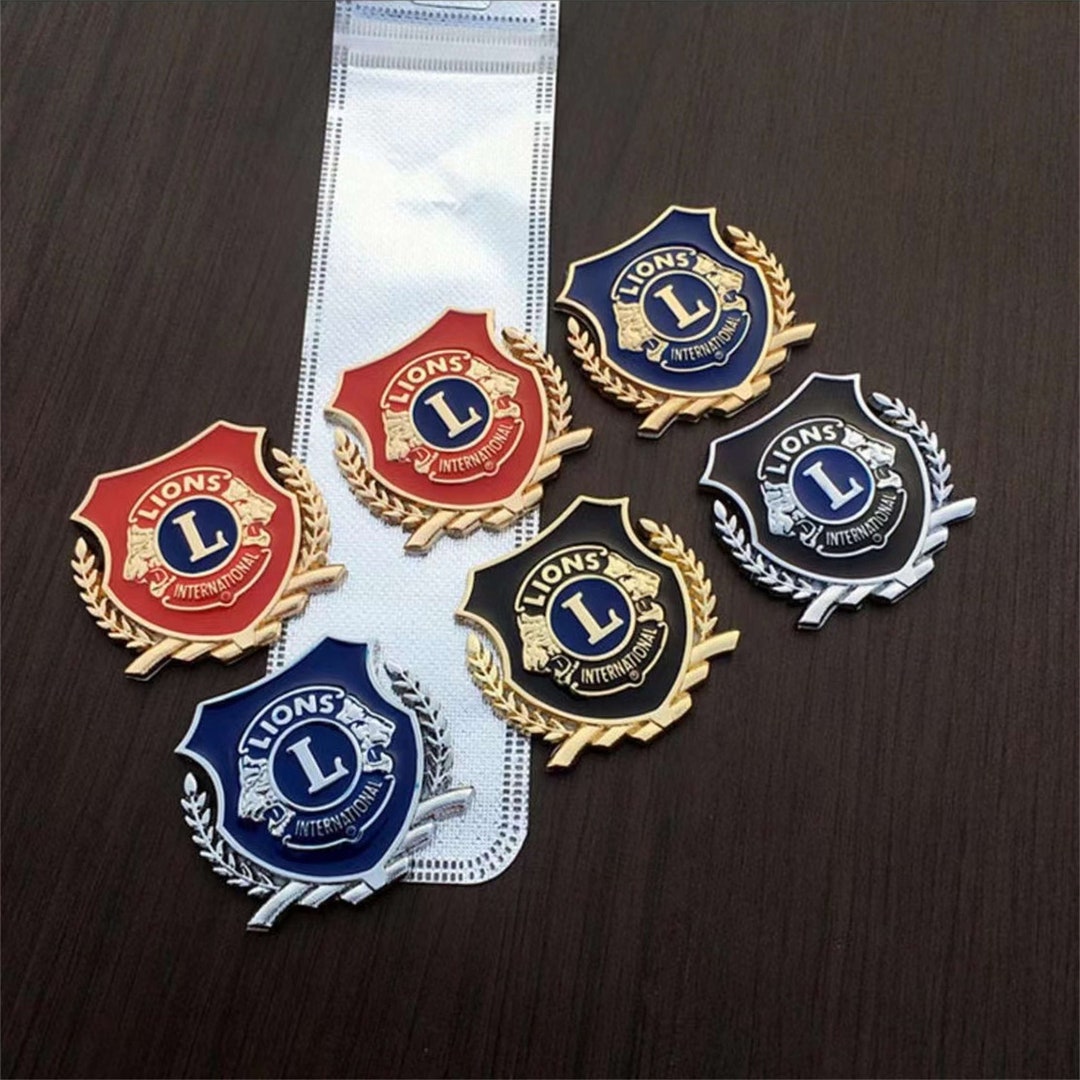 3D Lion Emblem Car Sticker Ear of Wheat Fender Side Badge Etsy