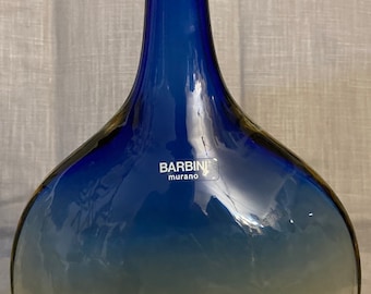 Bottle in Murano glass "Barbini"