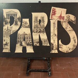 Cartel decorativo "París"