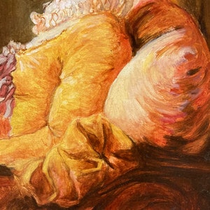 Painting La Lettrice by Fragonard, oil on canvas, copyright copy by Mafalda Protasi image 4