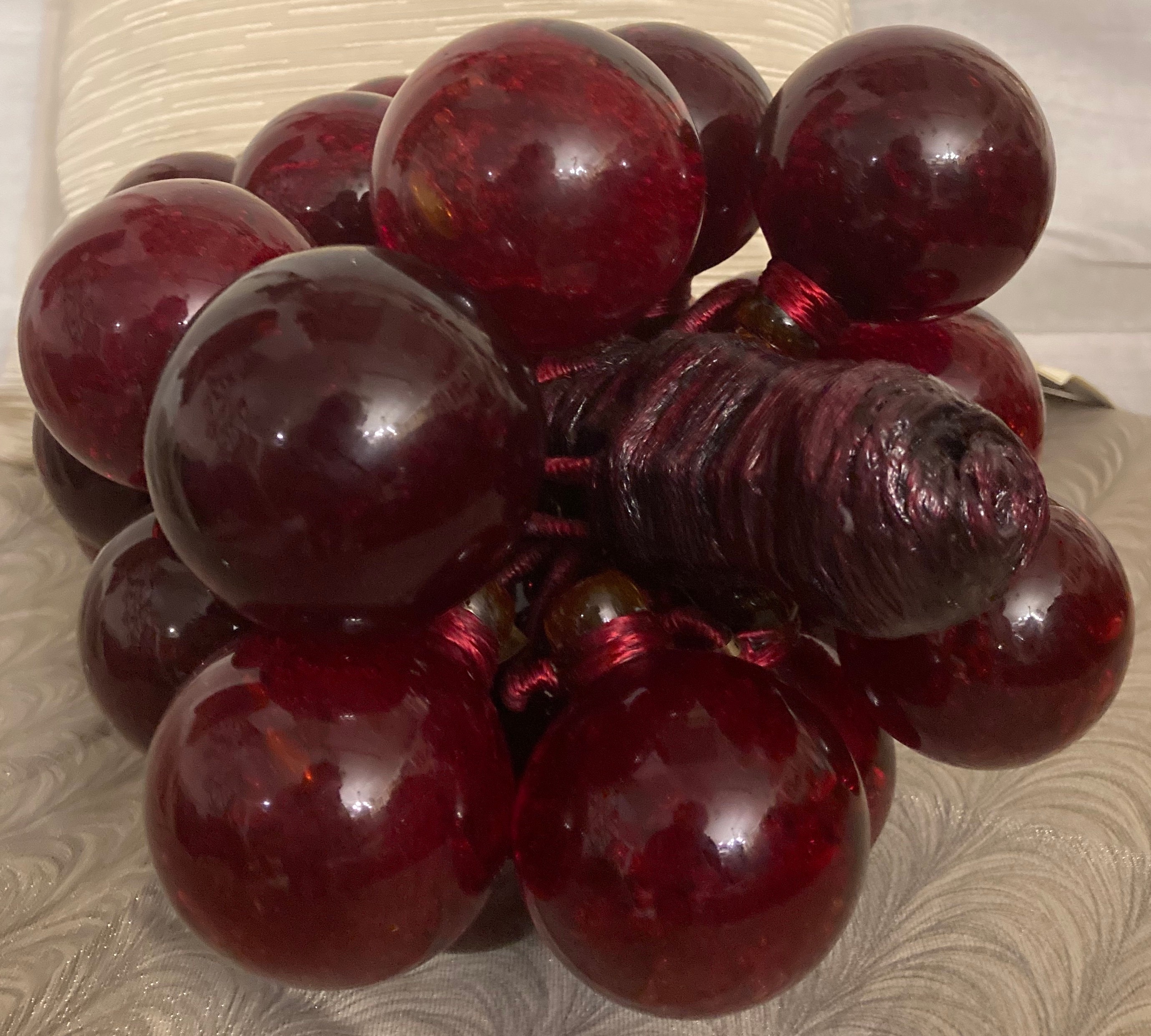 VIGNA | Grappe de raisin 9 raisins | Satiné poli | Murano Store