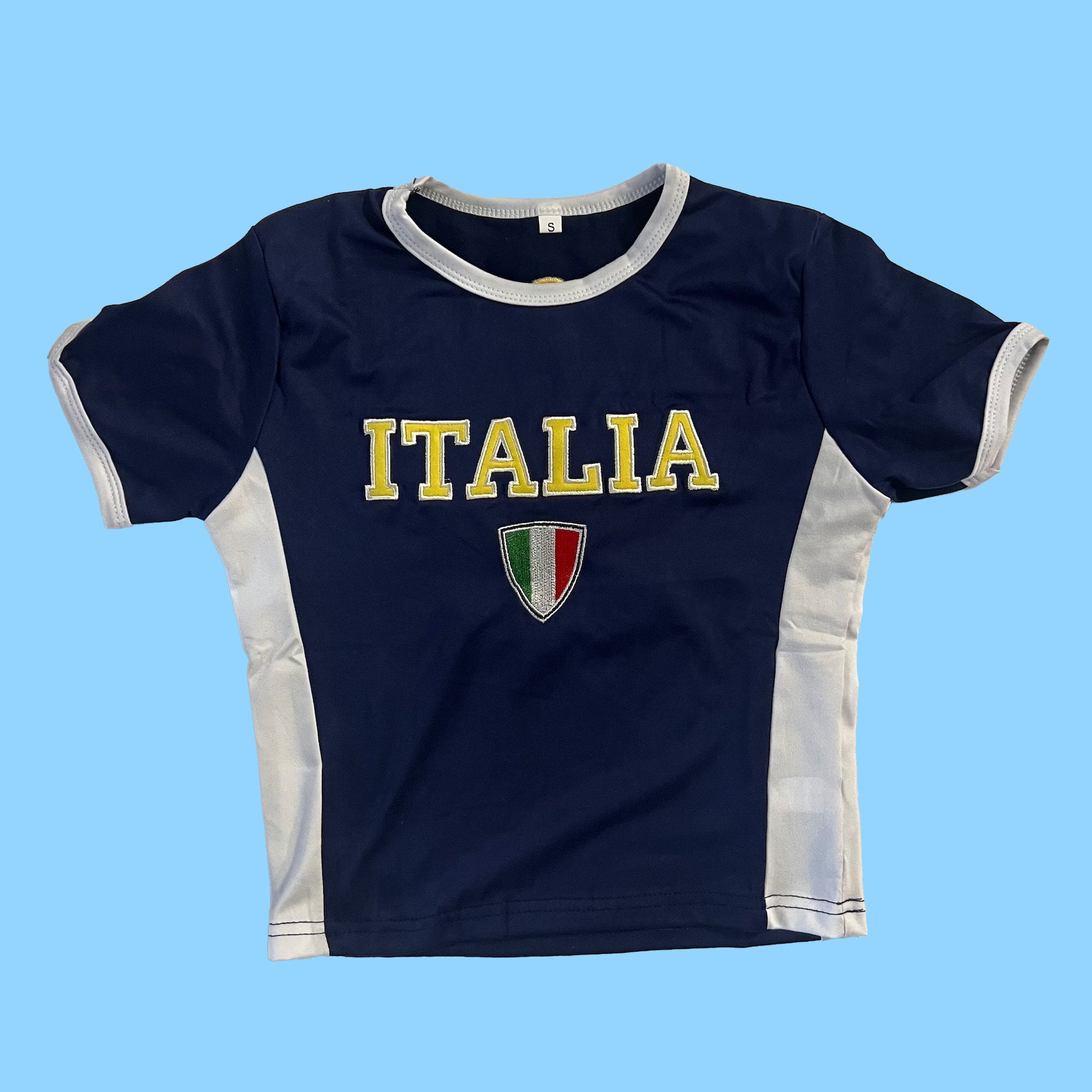 Women's Welcome to Italy Graphic Baby Tee