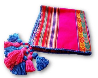 Shaman mesa cloth Shaman mesa cloth 43 cm x 36 cm, Shaman handamde mestana,  Sacred Space Display Table,  shamanic Andean Altar Cloth