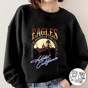 The Eagles Shirt, Band Tee, Hotel California Tee, Graphic Tee for Men Women, Vintage Shirt, Gift for Music Lovers, Music Shirt, Gift Tee