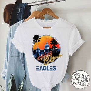 The Eagles Shirt, Band Hotel California Tee, Graphic Men Women, Vintage Shirt, Music Lovers Shirt, Goodbye Tour 2023 Shirt, 2024 Tour Shirt