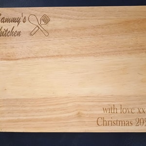 Personalised chopping board, personalised serving board
