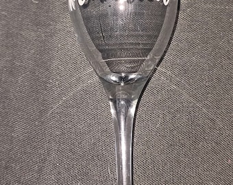 Personalized Engraved Champagne Flute, Wedding Celebration Gift