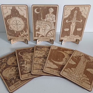 Grote tarotkaarten, tarotkaarten, cadeau, presentatieset, tarot, spiritualiteit, mythisch, hekserij