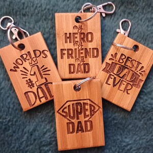 fathers day gifts, fathers day keyring, keyring, birthday gift, christmas gift, gifts for dad, personalised gifts