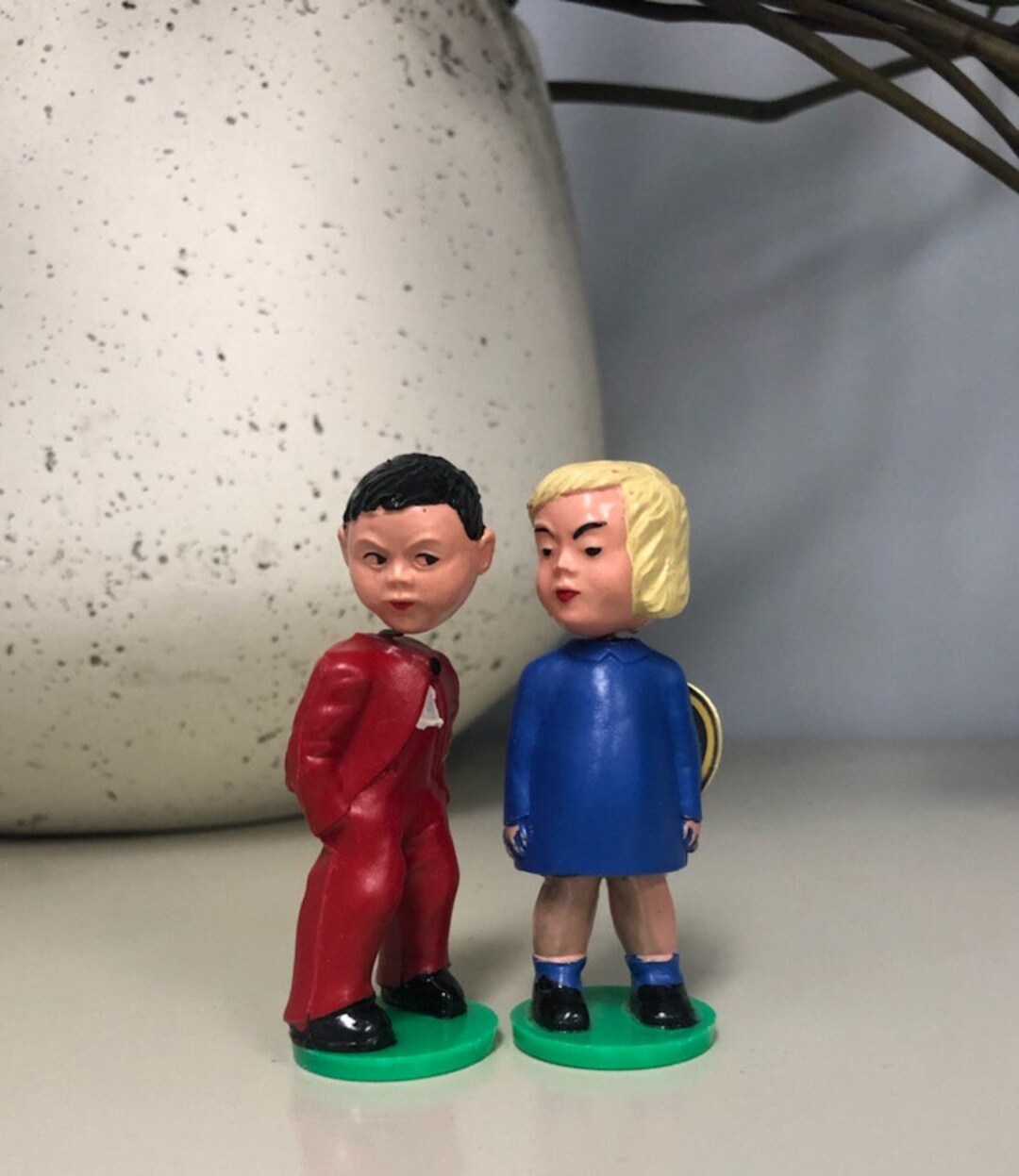 Kissing Boy and Girl Figurines Etsy