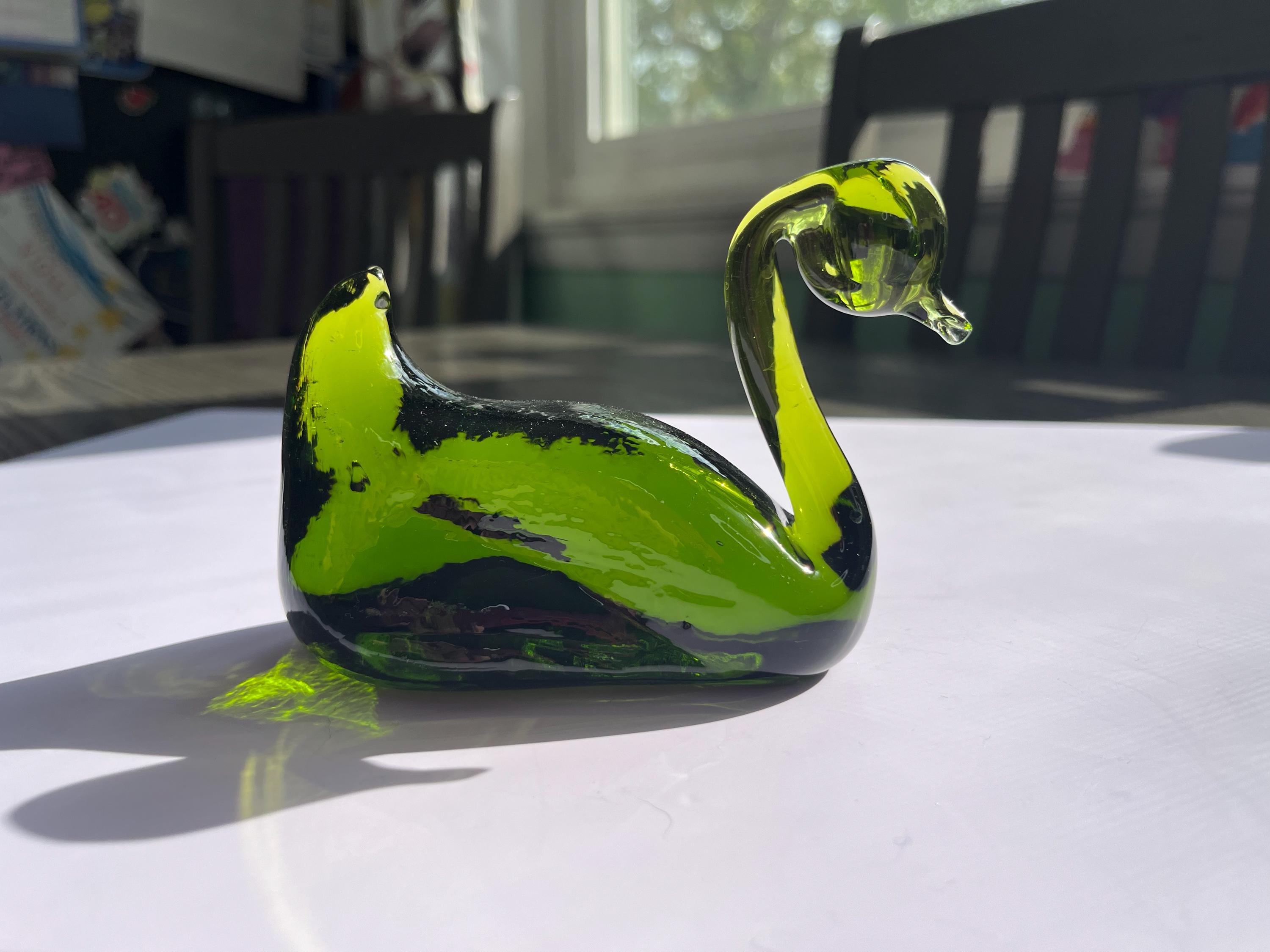 Murano Glass Swan - Etsy