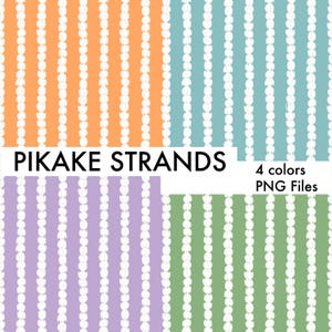 Pikake, Pikake Lei Design, Pikake Seamless Pattern, Pikake Lei Seamless Patterns, Pikake Flower Lei Repeating Pattern