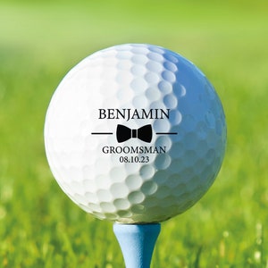 Personalized Golf Ball, Groomsman Gift, Best Man Gift, Best Man Golf, Best Man Proposal, Groomsman Proposal, Wedding Party, Gift For Wedding