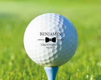 Personalized Golf Ball, Groomsman Gift, Best Man Gift, Best Man Golf, Best Man Proposal, Groomsman Proposal, Wedding Party, Gift For Wedding