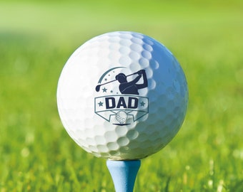 Personalized Golf Ball: Fathers Day, Golfer Gift